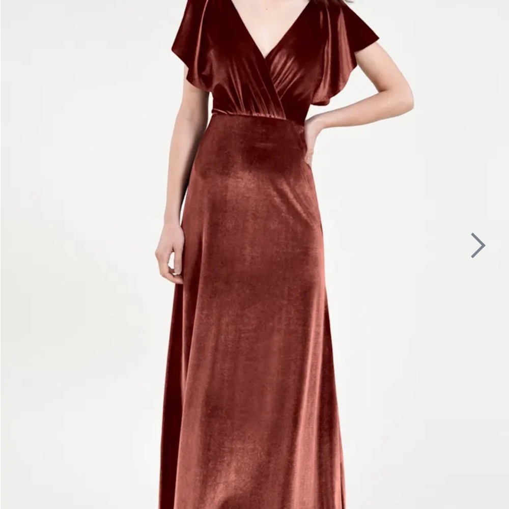 Jenny Yoo Collection Ellis Velvet Maxi Gown